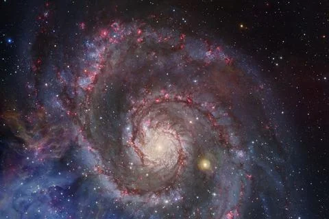 Cluster of stars. Nebula. Elements of this image furnished by NASA Foto stock