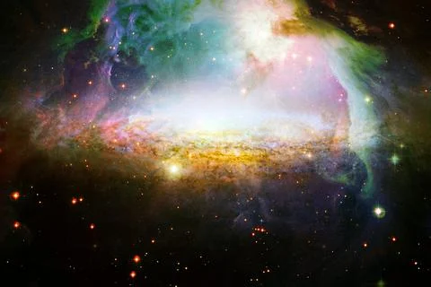 Cluster of stars. Nebula. Elements of this image furnished by NASA Stock Photos