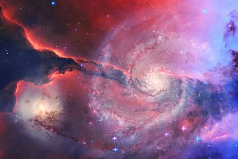 Cluster of stars. Nebula. Elements of this image furnished by NASA Stockfoto's