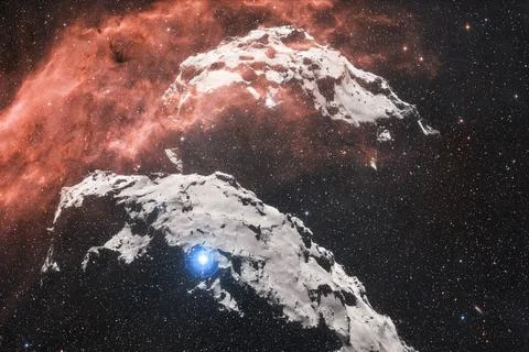 Cluster of stars. Nebula. Elements of this image furnished by NASA Stock-Fotos