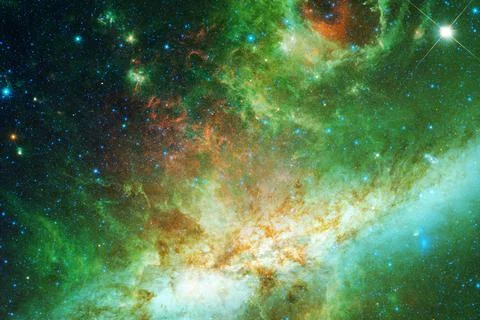 Cluster of stars. Nebula. Elements of this image furnished by NASA Stock Photos
