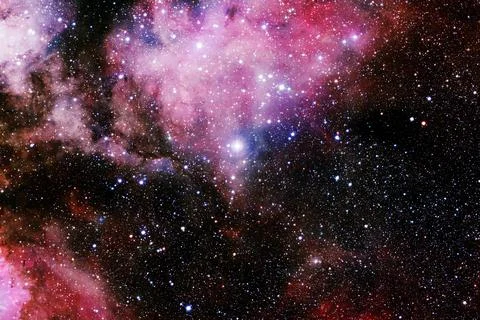 Cluster of stars. Nebula. Elements of this image furnished by NASA Stock Photos