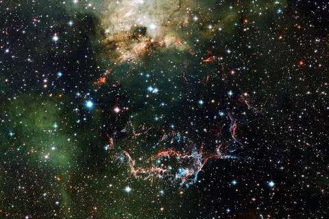 Cluster of stars. Nebula. Elements of this image furnished by NASA Stock Photos