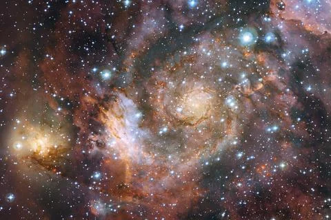 Cluster of stars. Nebula. Elements of this image furnished by NASA Stock Photos