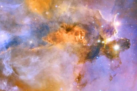 Cluster of stars. Nebula. Elements of this image furnished by NASA Stock Photos