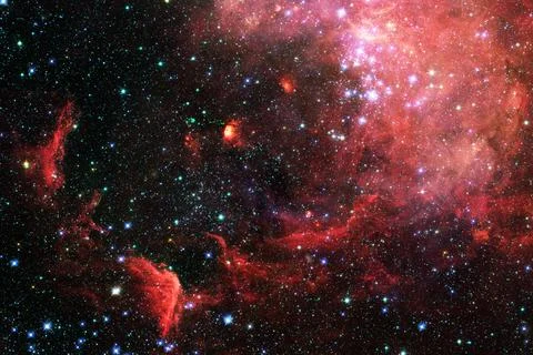 Cluster of stars. Nebula. Elements of this image furnished by NASA Stock Photos