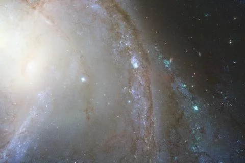 Cluster of stars. Nebula. Elements of this image furnished by NASA Stock Photos