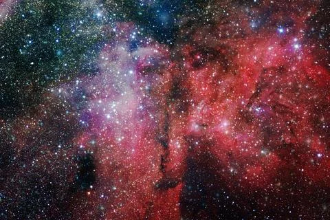 Cluster of stars. Nebula. Elements of this image furnished by NASA Stock Photos