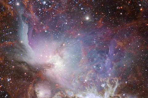 Cluster of stars. Nebula. Elements of this image furnished by NASA Foto stock