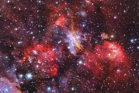 Cluster of stars. Nebula. Elements of this image furnished by NASA Stock Photos