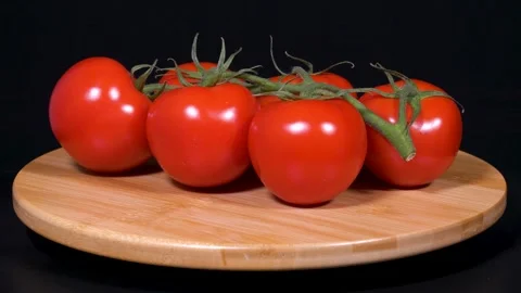 Cluster Tomatoes Stock Footage 330335368