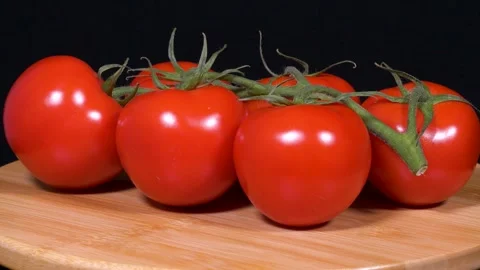 Cluster Tomatoes Stock Footage 332307972