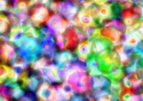 Clustered colours Stock Illustration