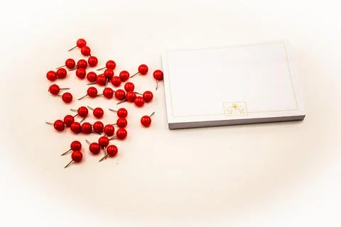 Clustered Creativity A Colorful Array of Office Essentials. Stock Photos