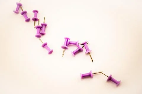 Clustered Creativity A Colorful Array of Office Essentials. Stock Photos