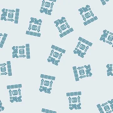 Clusters big data line seamless pattern Stock Illustration