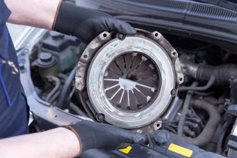 Clutch basket replacement Foto stock