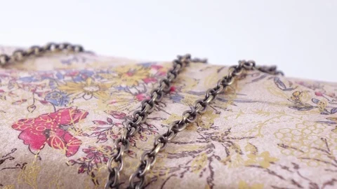 Clutch with chains Vídeos de archivo 76315119