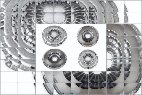 Clutch cover on a white background Foto stock
