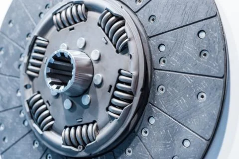 Clutch disc for a car engine. Stock Photos
