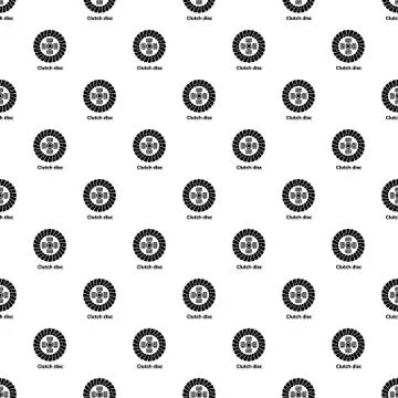 Clutch disc pattern seamless Stock Illustration
