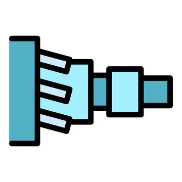 Clutch system icon vector flat Stock Illustration