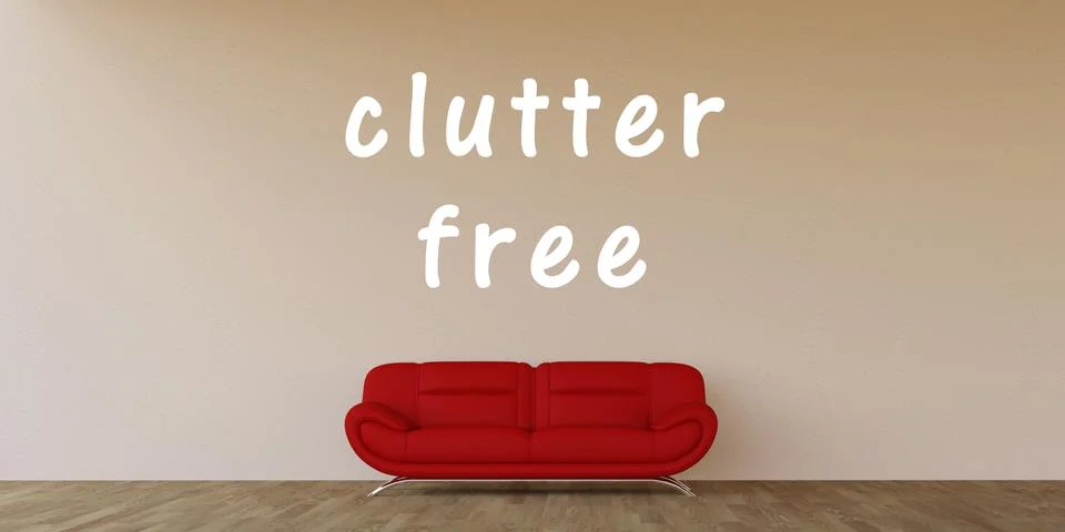Clutter Free Stock Illustration
