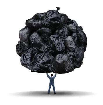 Clutter management Stock Illustration