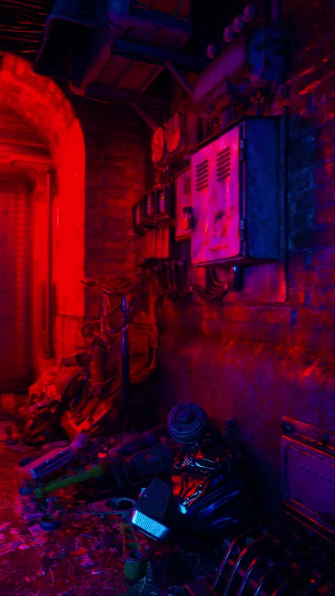 Cluttered Room With Various Items on Floor Stock Footage 278728374