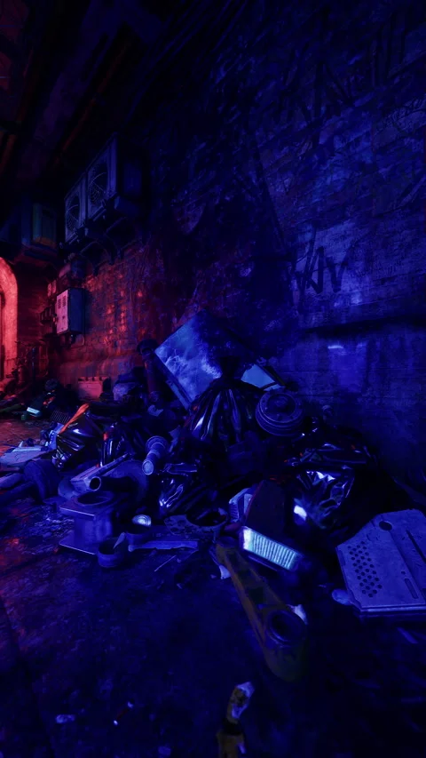 Cluttered Room With Various Items on Floor Stock Footage 279386218