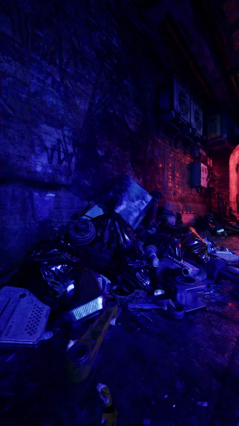 Cluttered Room With Various Items on Floor Stock Footage 282781362