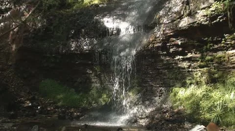 Clydach Waterfall 2 Stock Footage 11098703