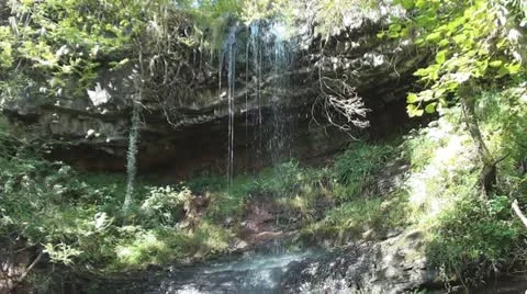 Clydach Waterfall Stock Footage 11099169