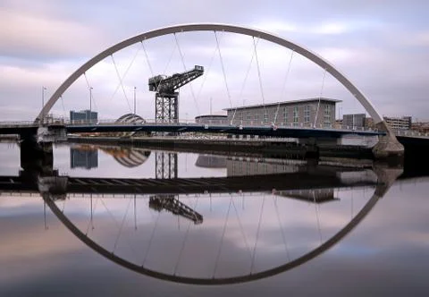 Clyde Arc Bridge Stock Photos