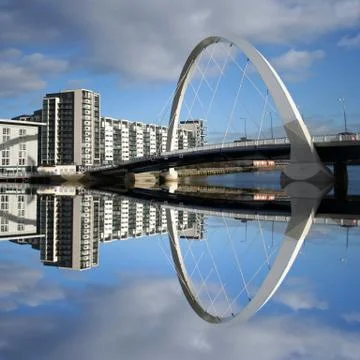 Clyde arch glasgow Stock Photos