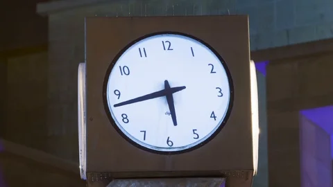 Clyde Clock - Glasgow Stock Footage 122401694