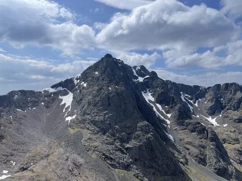 CMD Arête ridge Ben Nevis Foto stock