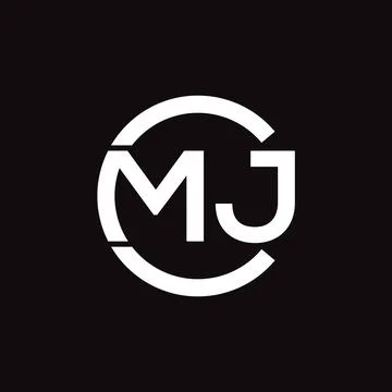 CMJ Letter monogram Initial Logo Design Template Vector Illustration. CMJ e.. Stock Illustration