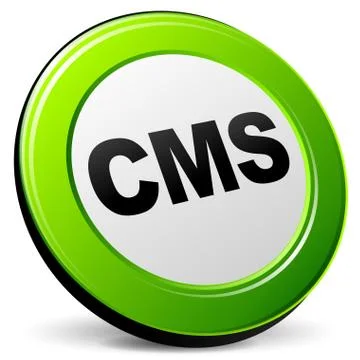 Cms 3d icon Stock Illustration