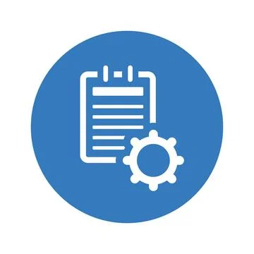 Cms, content, management icon. Blue color design. Stock Illustration