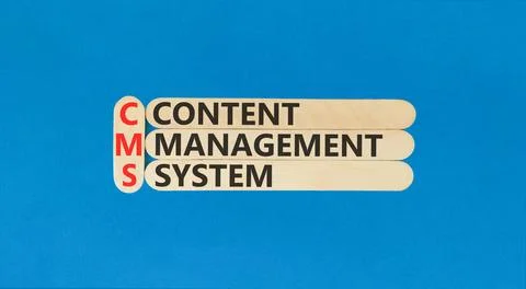 CMS content management system symbol. Concept words CMS content management sy 写真素材