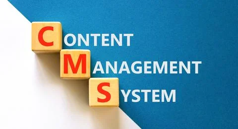 CMS content management system symbol. Concept words CMS content management .. 写真素材