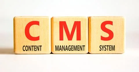 CMS content management system symbol. Concept words CMS content management .. 写真素材