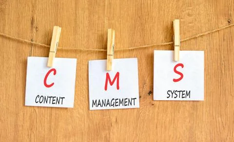 CMS content management system symbol. Concept words CMS content management .. 写真素材