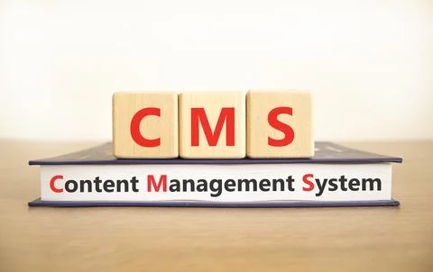 CMS content management system symbol. Concept words CMS content management .. 写真素材