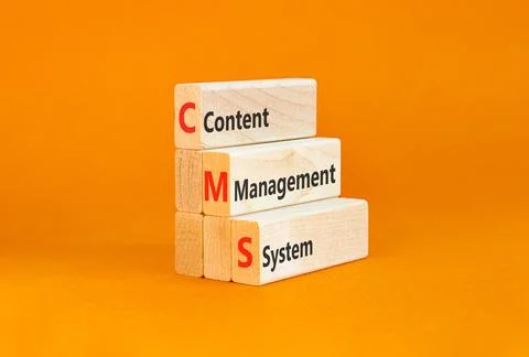 CMS content management system symbol. Concept words CMS content management .. 写真素材