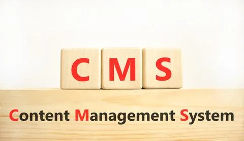 CMS content management system symbol. Concept words CMS content management .. 写真素材