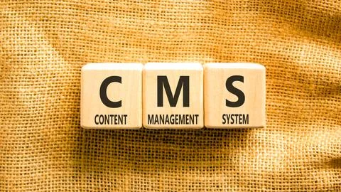 CMS content management system symbol. Concept words CMS content management .. 写真素材