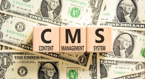 CMS content management system symbol. Concept words CMS content management .. 写真素材