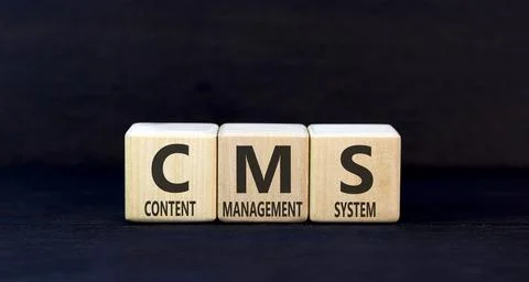 CMS content management system symbol. Concept words CMS content management .. 写真素材
